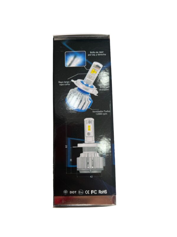 Luces Turbo Led Alta Intensidad H3 - Imagen 5